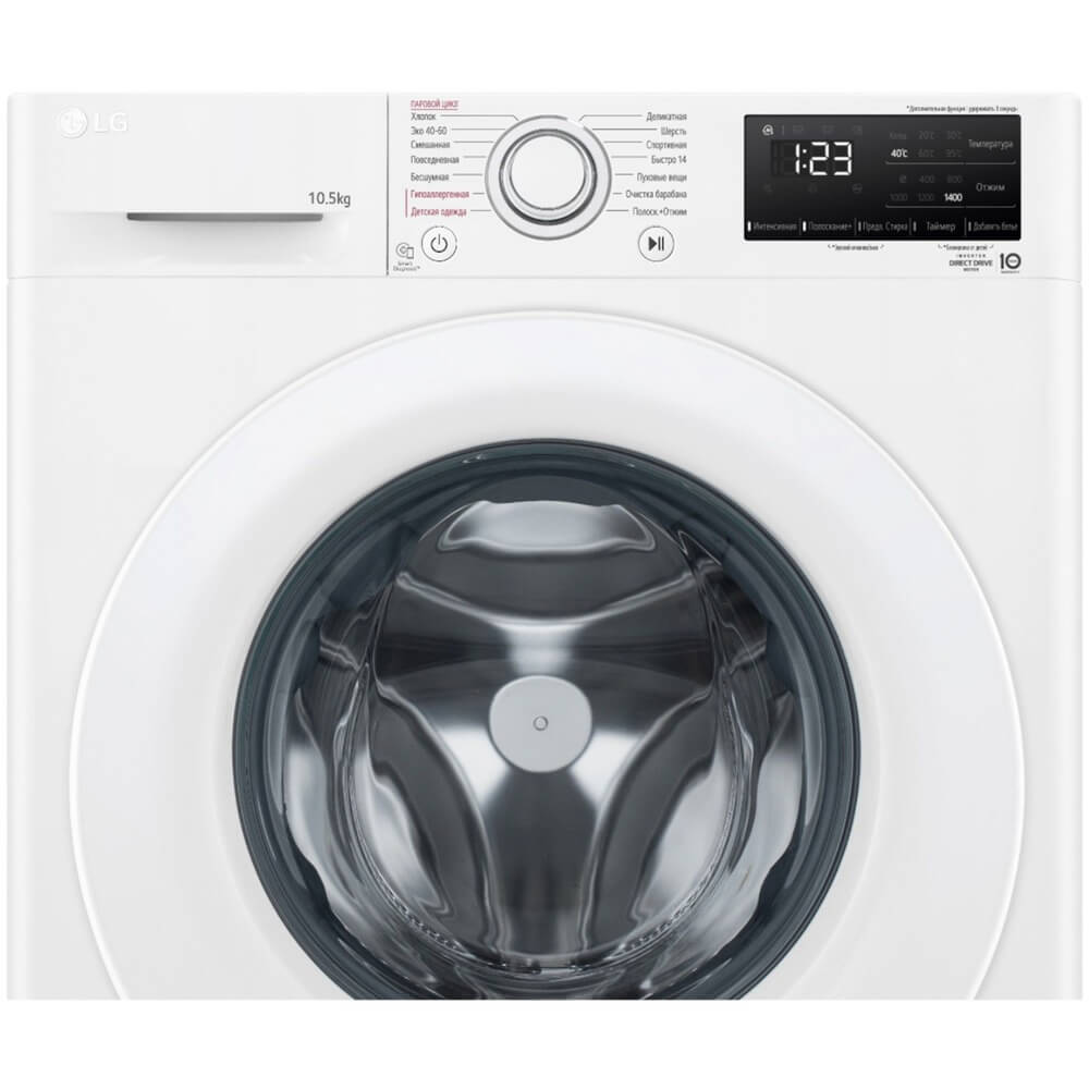 Стиральная машина LG F4V3RS3W белый, фото 4