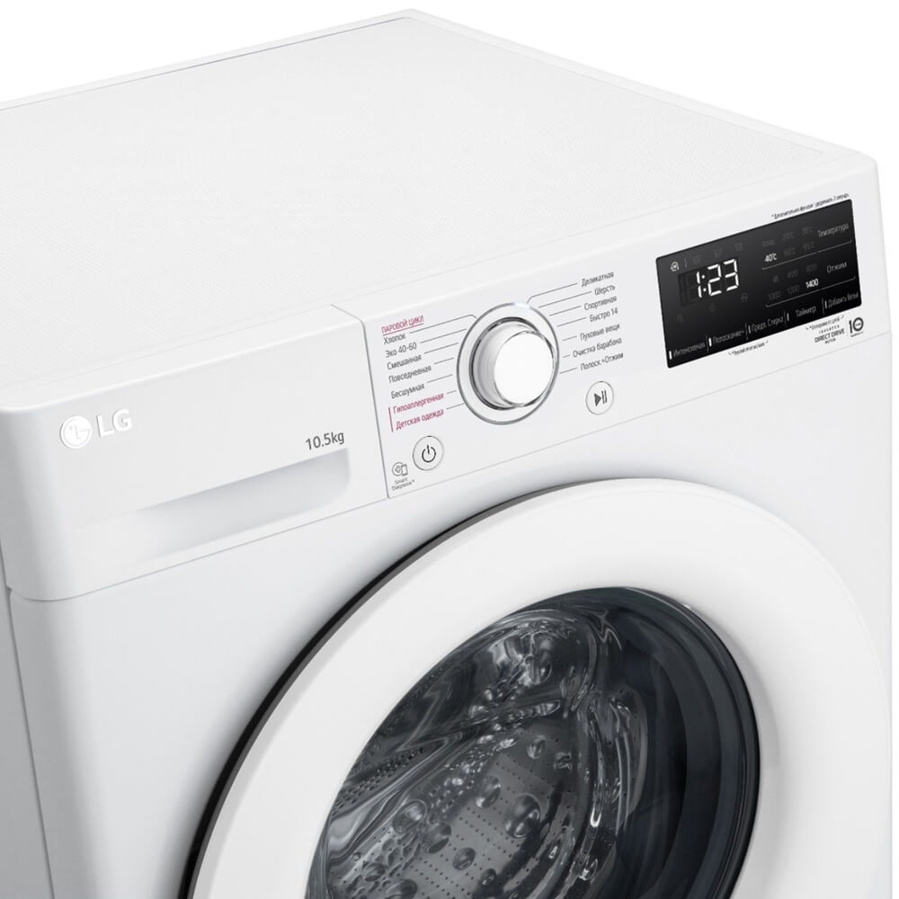 Стиральная машина LG F4V3RS3W белый, фото 5