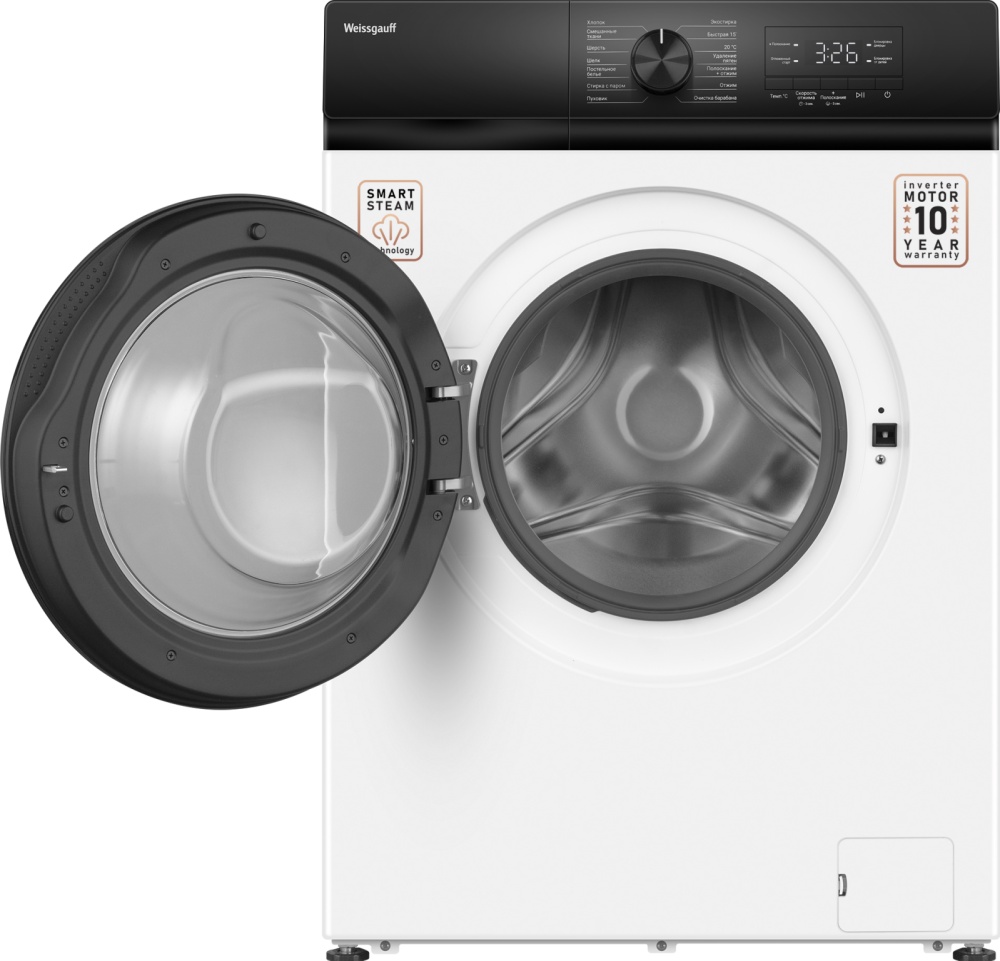 Стиральная машина Weissgauff WM 39106 Inverter Steam, фото 7