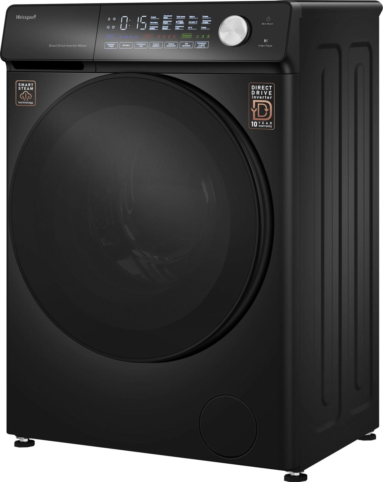 Стиральная машина Weissgauff WM 45126 Steam Direct Drive, фото 4