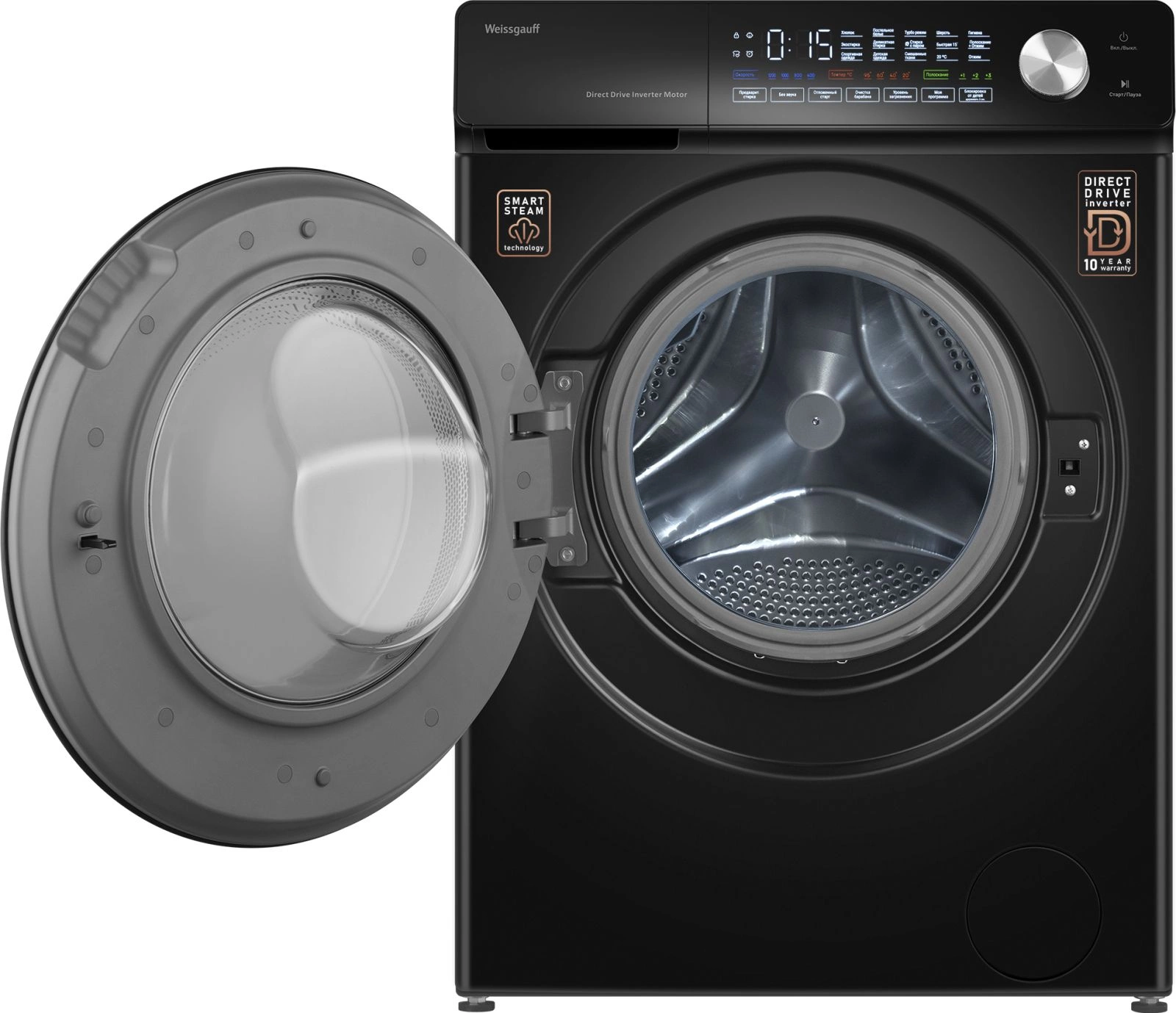 Стиральная машина Weissgauff WM 45126 Steam Direct Drive, фото 6