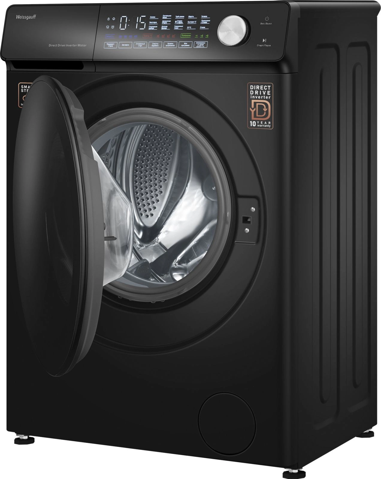Стиральная машина Weissgauff WM 45126 Steam Direct Drive, фото 7