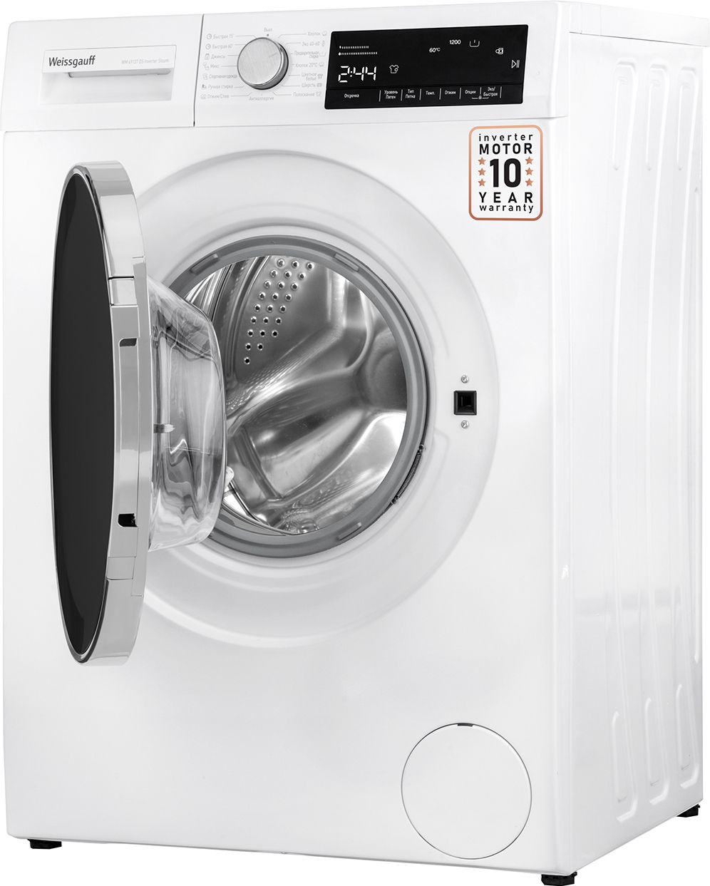 Стиральная машина Weissgauff WM 49127 DS Inverter Steam, фото 6