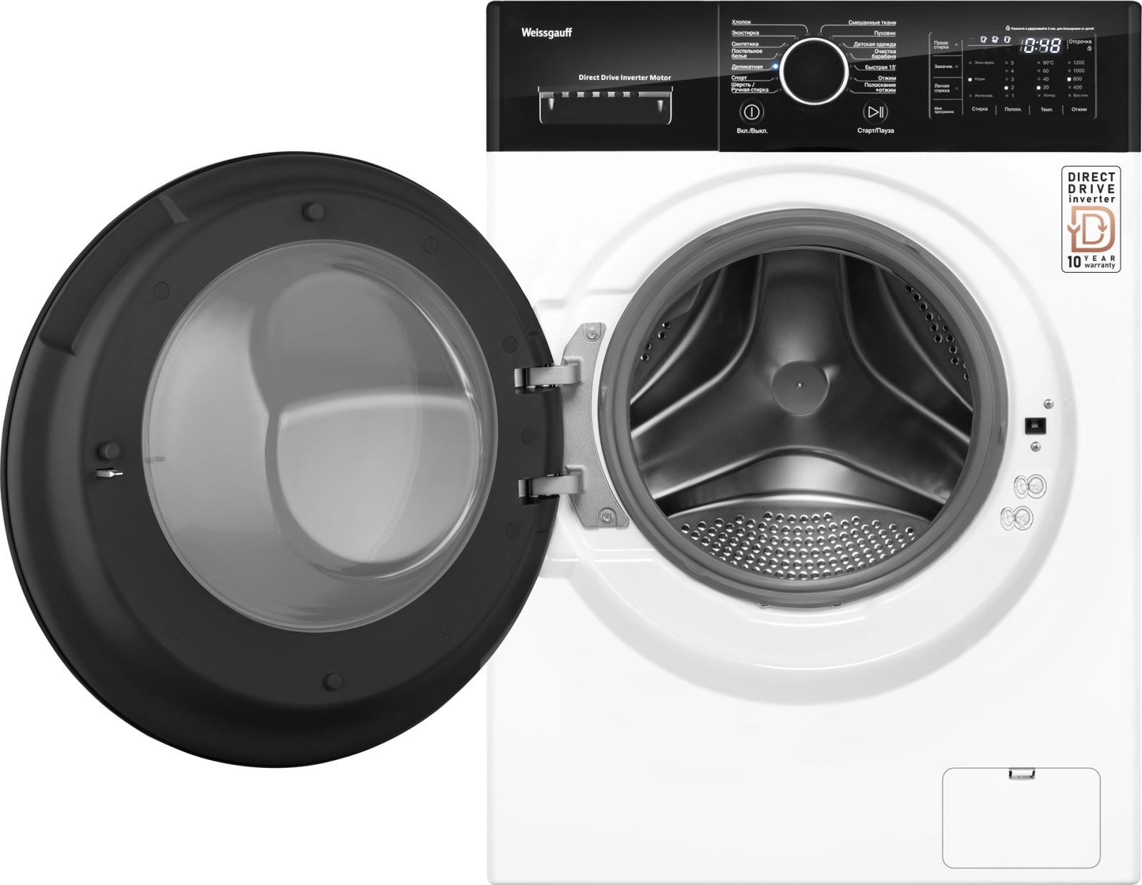 Стиральная машина Weissgauff WM 4926 Direct Drive Inverter, фото 4