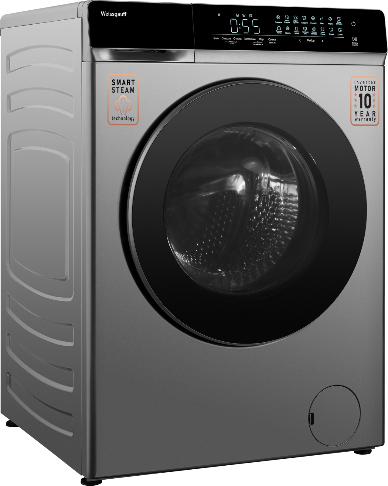 Стиральная машина WEISSGAUFF WMD 888 Inverter Steam, фото 2