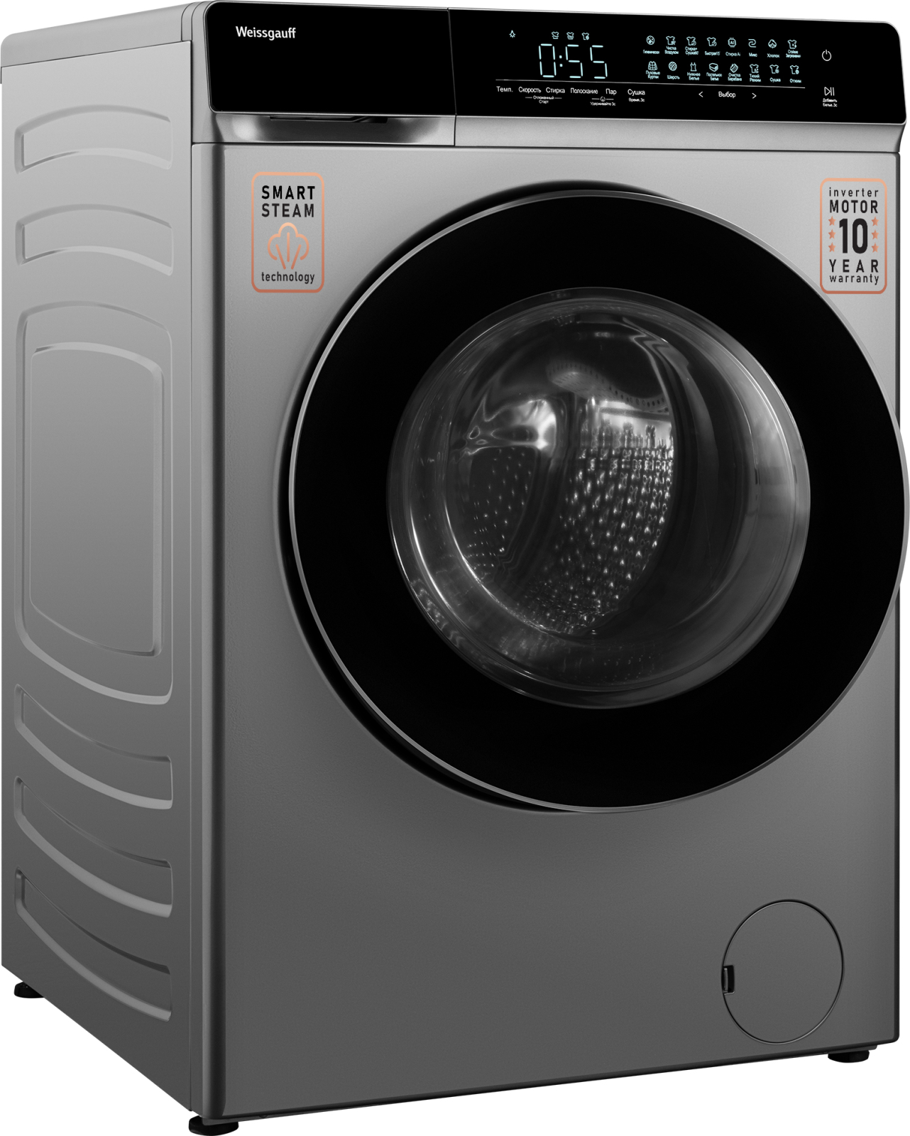 Стиральная машина WEISSGAUFF WMD 888 Inverter Steam, фото 3