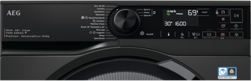 Стирально-сушильная машина AEG LWR73166OE, превью следующего фото