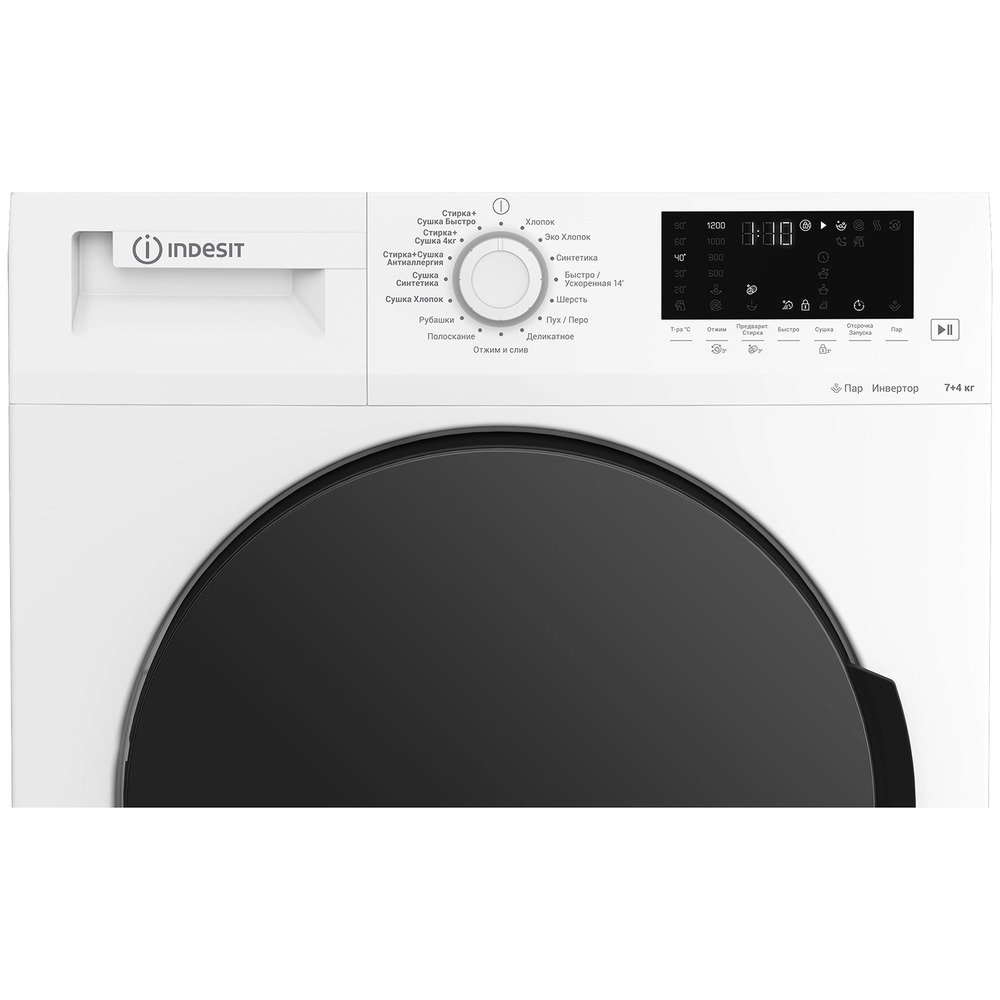 Стирально-сушильная машина Indesit WDS 7428 C7S VW, фото 4