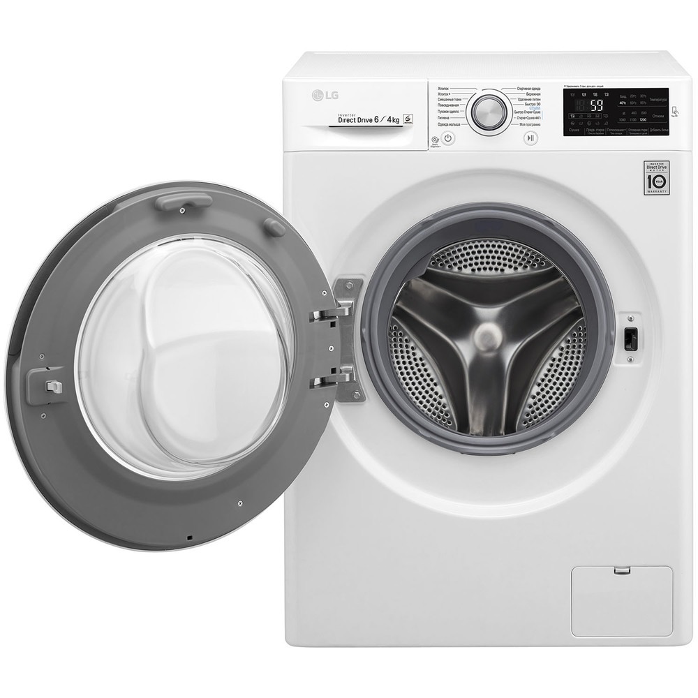Стирально-сушильная машина LG F2J6NM1W DirectDrive, фото 5