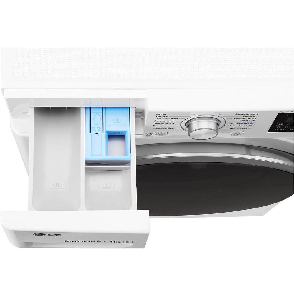 Стирально-сушильная машина LG F2J6NM1W DirectDrive, фото 8