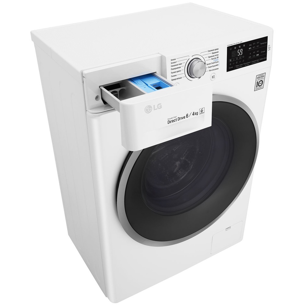 Стирально-сушильная машина LG F2J6NM1W DirectDrive, фото 10