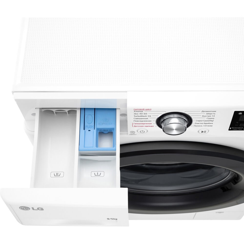 Стирально-сушильная машина LG F2V3FR6W, фото 11
