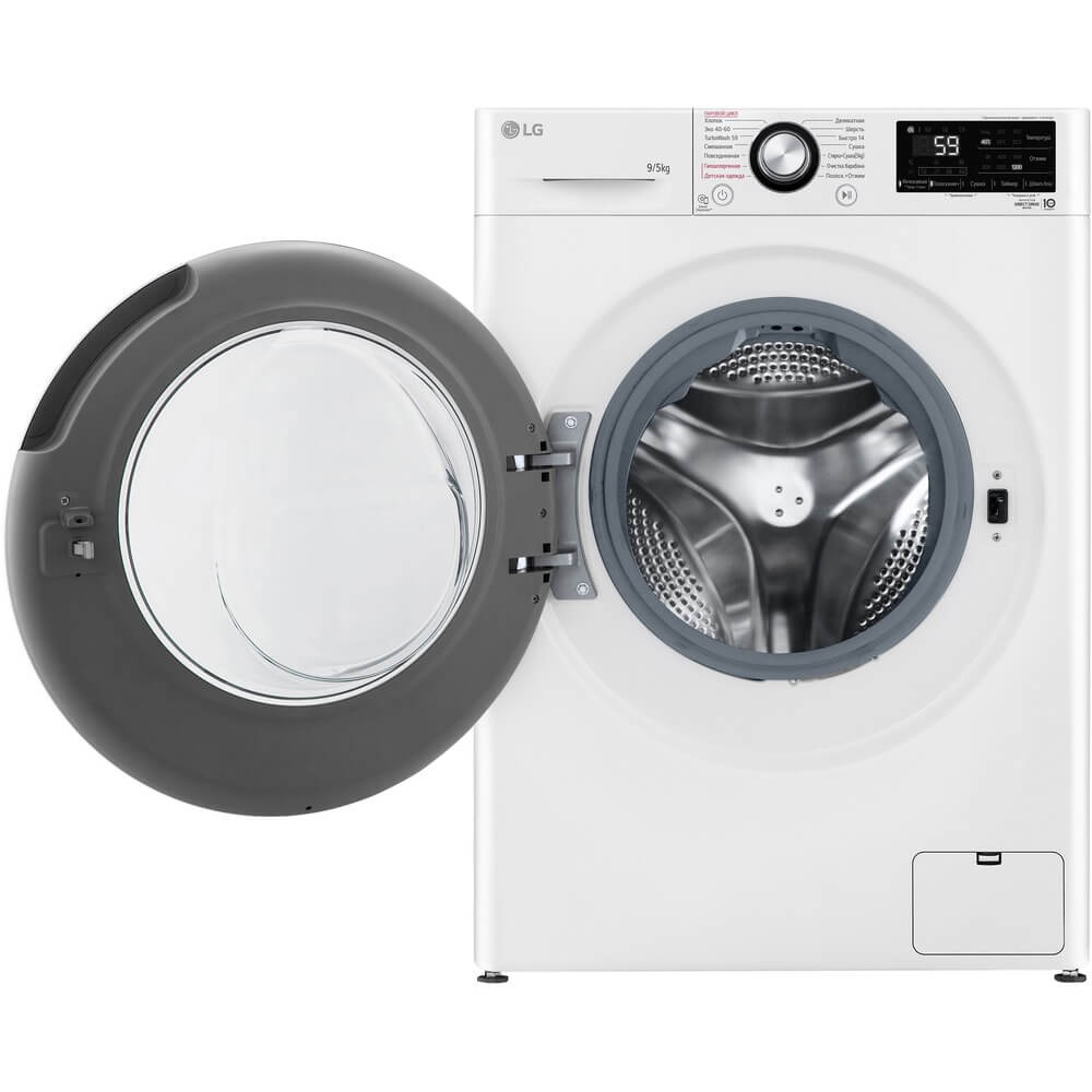 Стирально-сушильная машина LG F2V3FR6W, фото 6