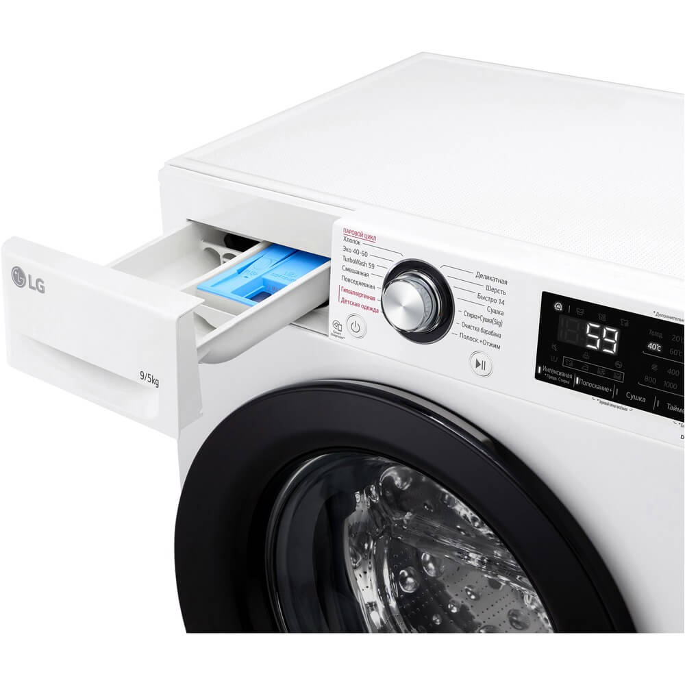 Стирально-сушильная машина LG F2V3FR6W, фото 10