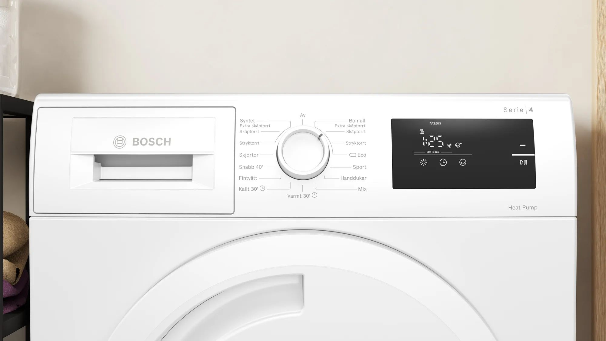 Сушильная машина Bosch WTH830L5SN, фото 4
