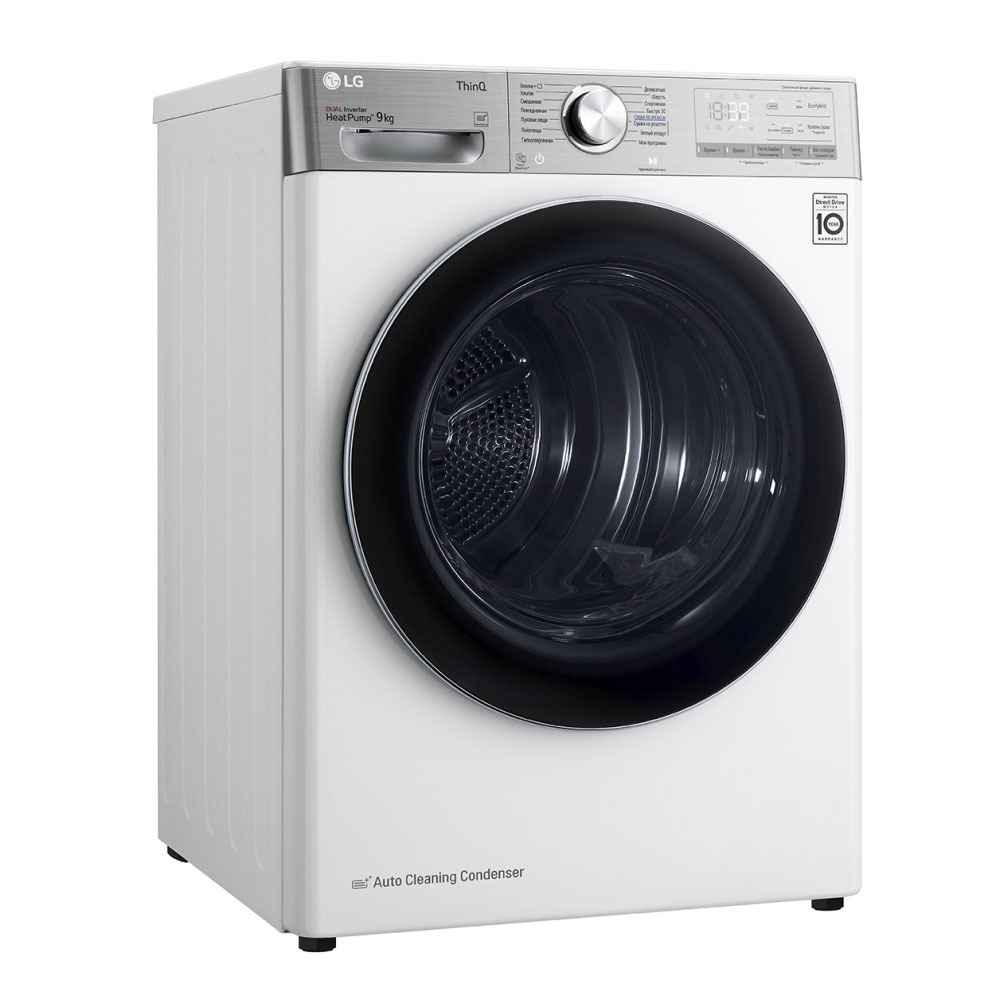 Сушильная машина LG DC90V9V9E, белый, превью предыдущего фото