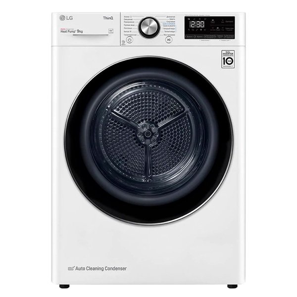 Сушильная машина LG DC90V9V9W, белый, превью следующего фото