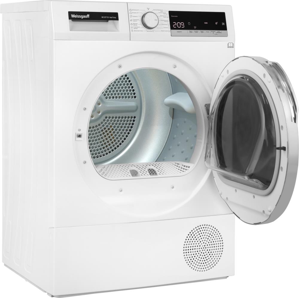 Сушильная машина WEISSGAUFF WD 5297 DS Heat Pump, фото 4