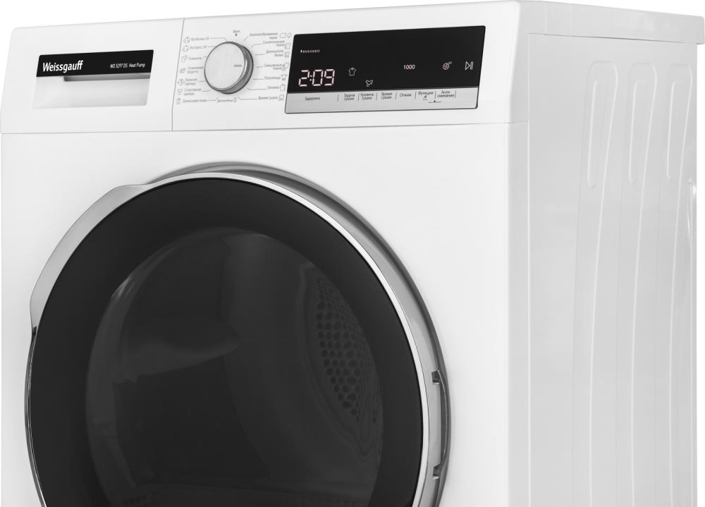 Сушильная машина WEISSGAUFF WD 5297 DS Heat Pump, фото 7