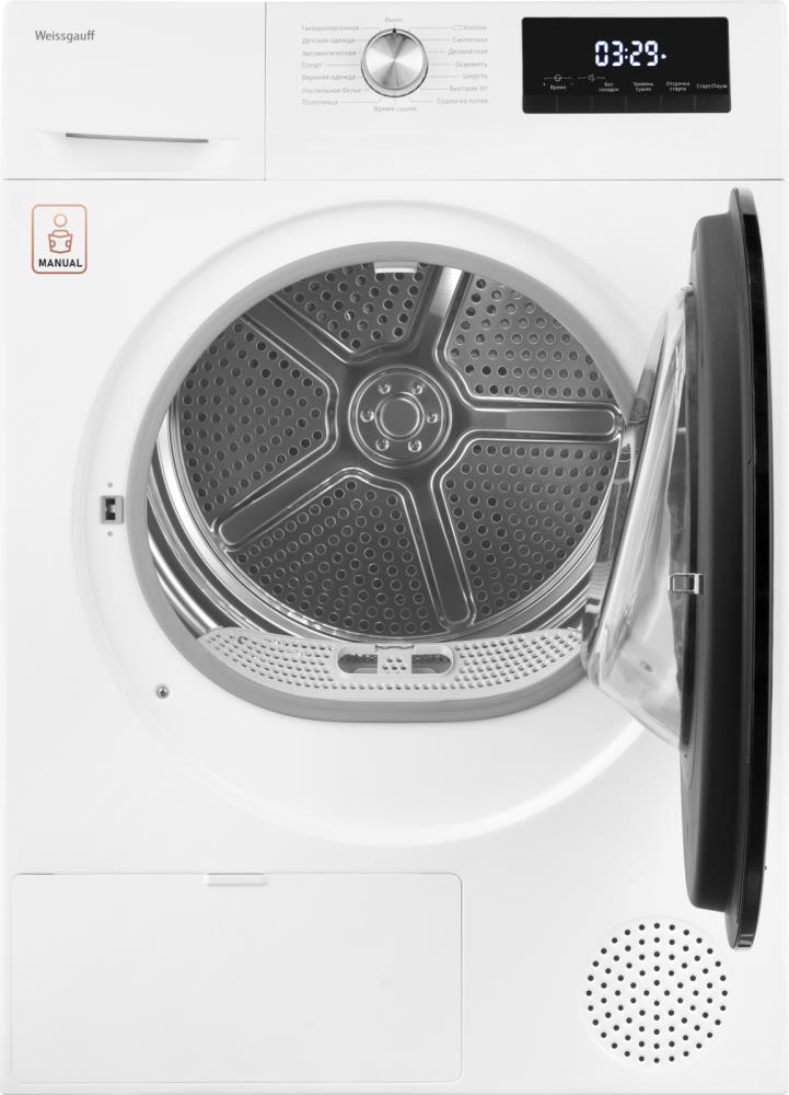 Сушильная машина WEISSGAUFF WD 6109 HEAT PUMP, фото 3