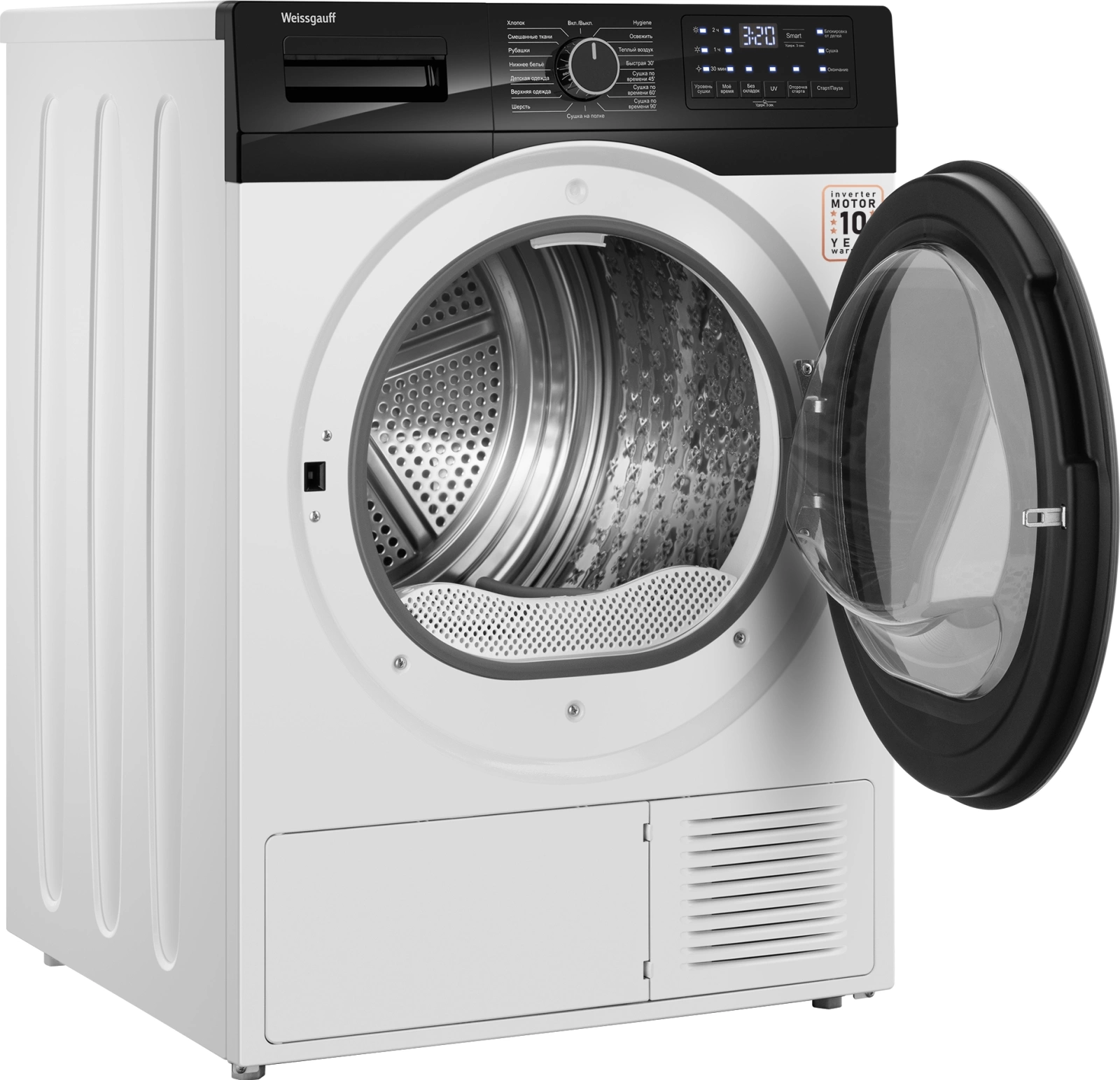 Сушильная машина Weissgauff WD 6110 B Heat Pump, фото 5