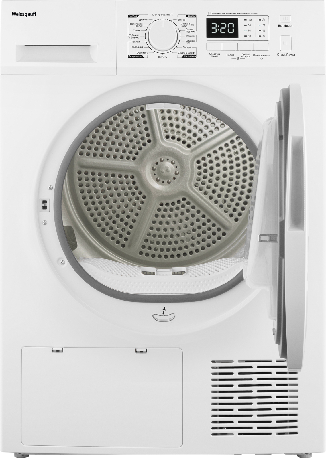 Сушильная машина Weissgauff WD 6148 D Heat Pump, превью следующего фото