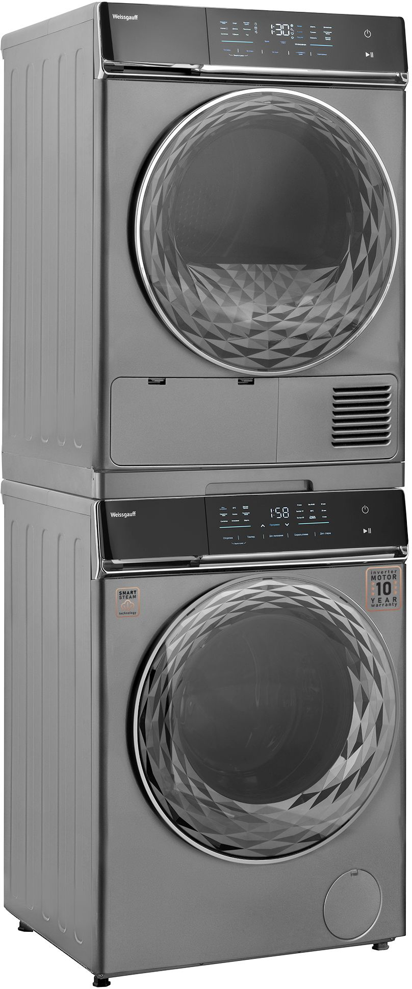 Сушильная машина Weissgauff WD 879 Diamond Heat Pump, фото 3