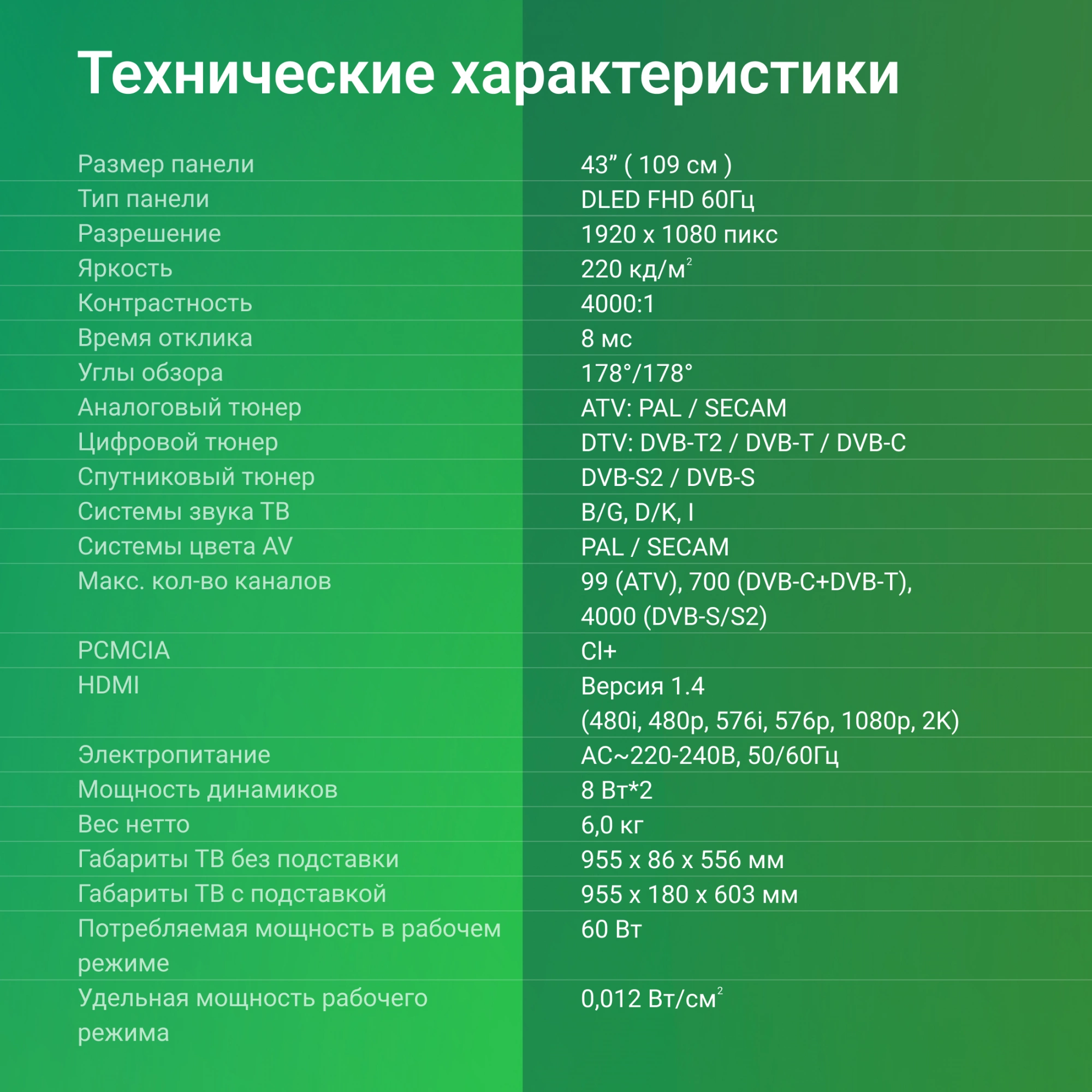 Телевизор Digma DM-LED43SBB36, превью предыдущего фото