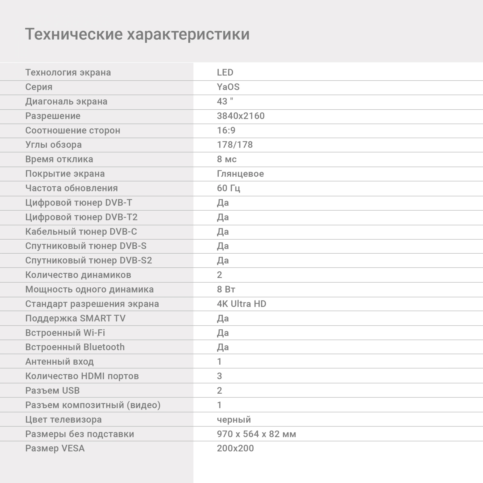 Телевизор Digma DM-LED43UBB31, превью предыдущего фото