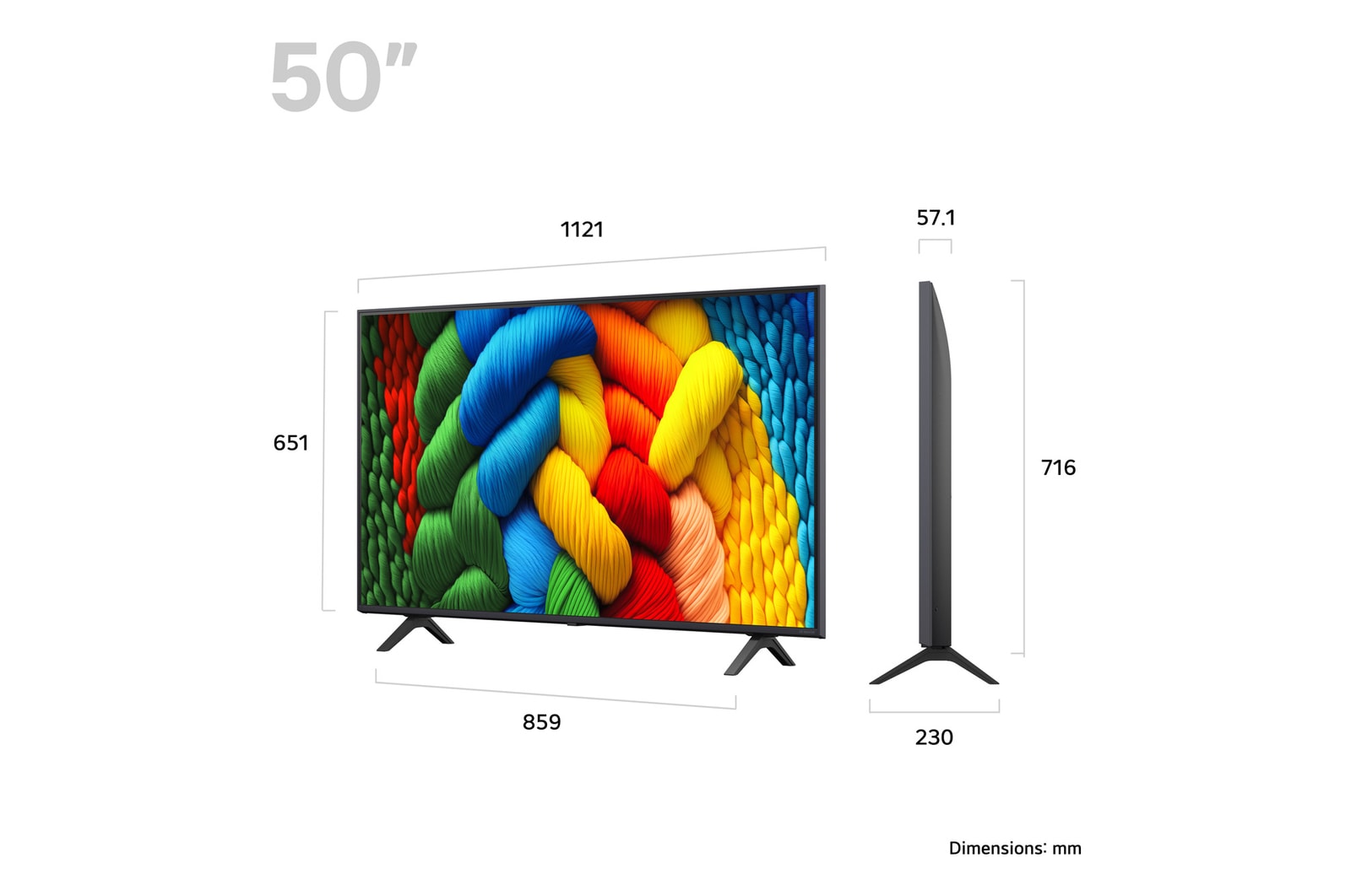 Телевизор LG 50NANO80A6B, фото 4