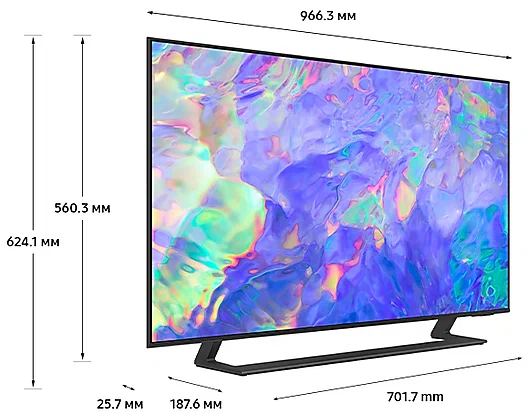 Телевизор Samsung LED 43" UE43CU8500UXRU, фото 5