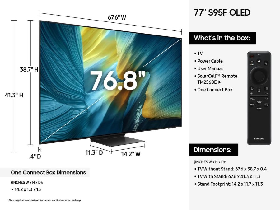 Телевизор Samsung QE65S95FAUXRU, фото 5