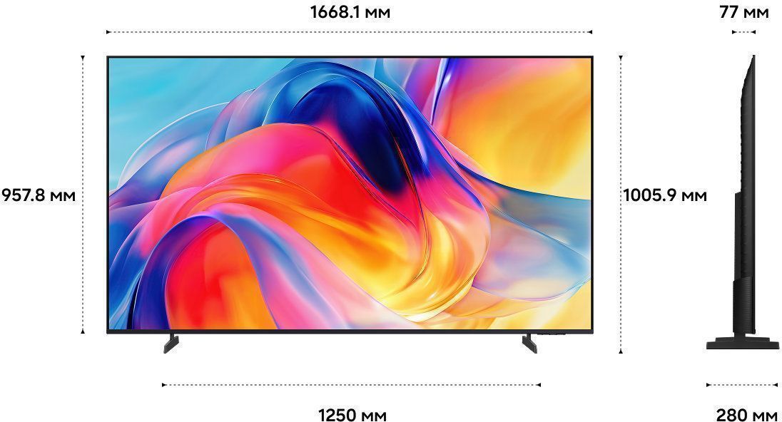 Телевизор Samsung UE75M70HAUXPY, превью предыдущего фото