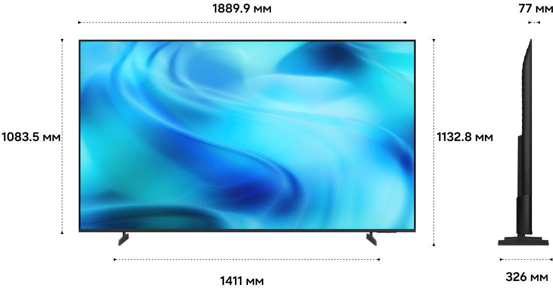 Телевизор Samsung UE85U8000HUXPY, превью предыдущего фото
