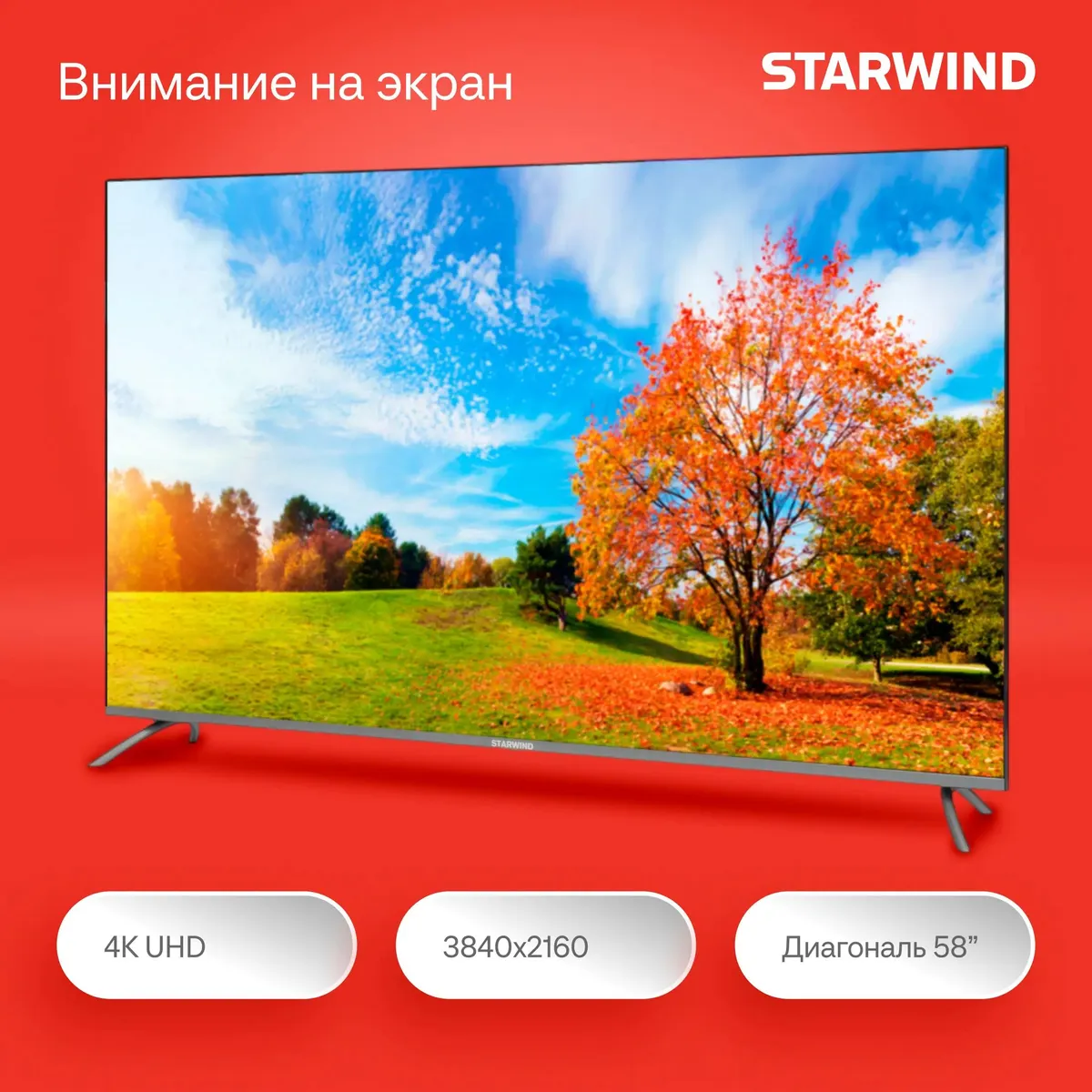 Телевизор Starwind SW-LED58UG401, фото 5