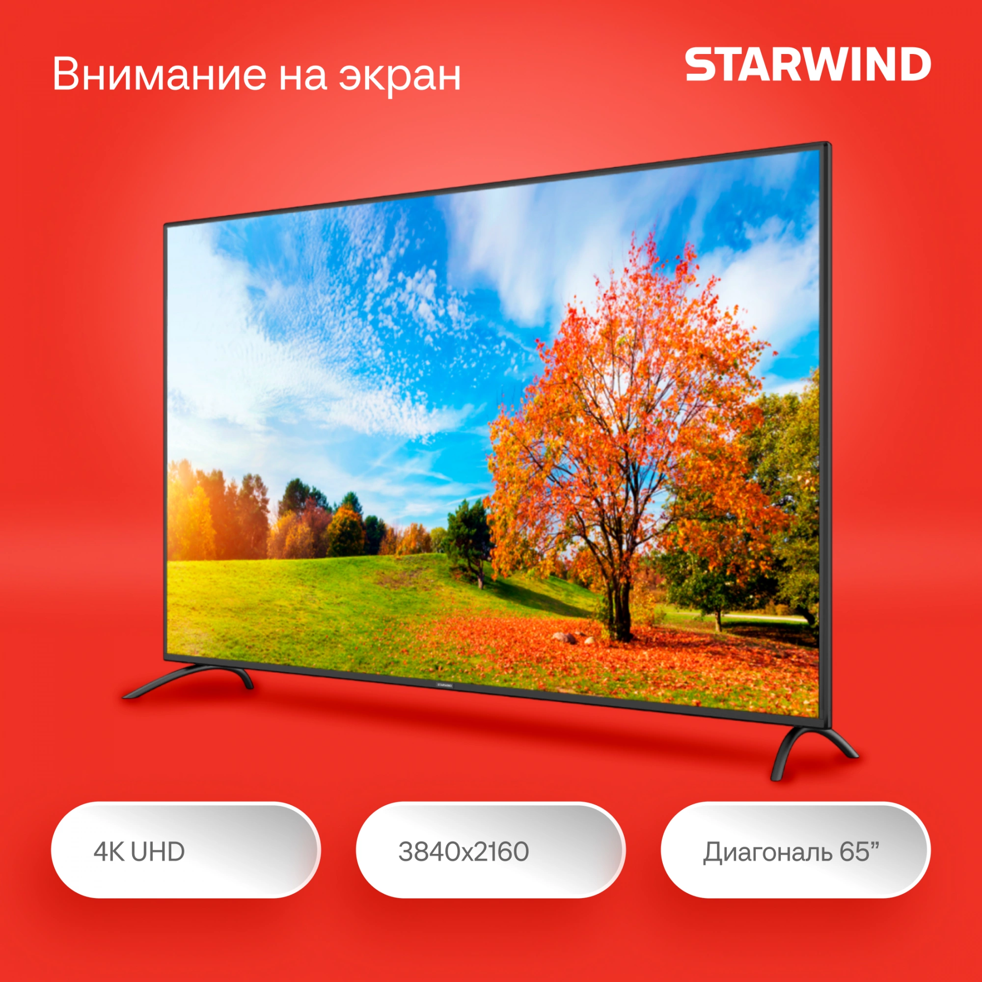 Телевизор Starwind SW-LED65UG402, фото 4