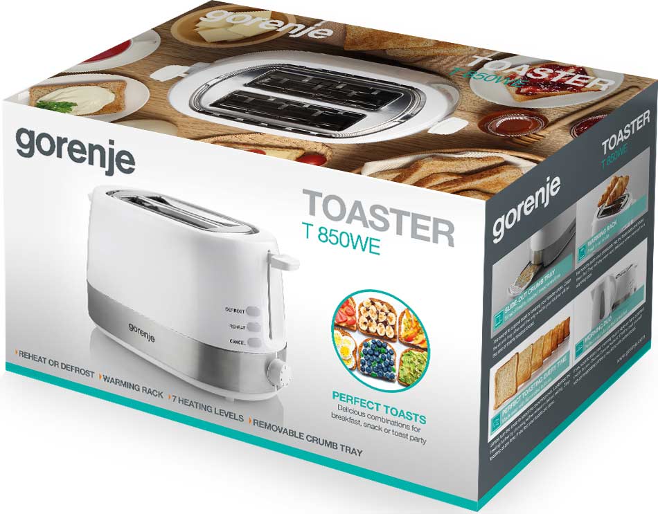 Тостер Gorenje T850WE, фото 4