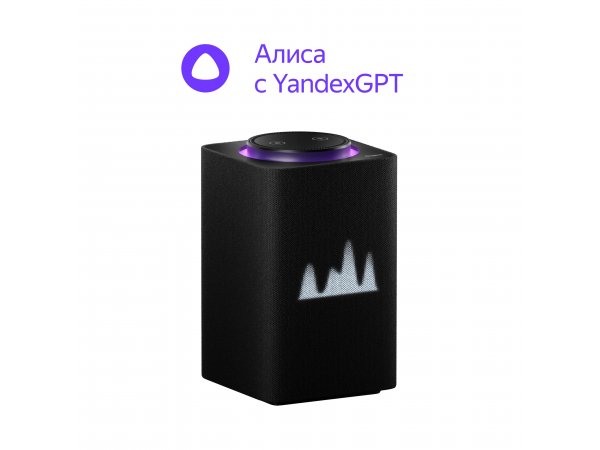 Умная колонка Яндекс Станция Макс с Алисой на YandexGPT, графит, с Zigbee, фото 2
