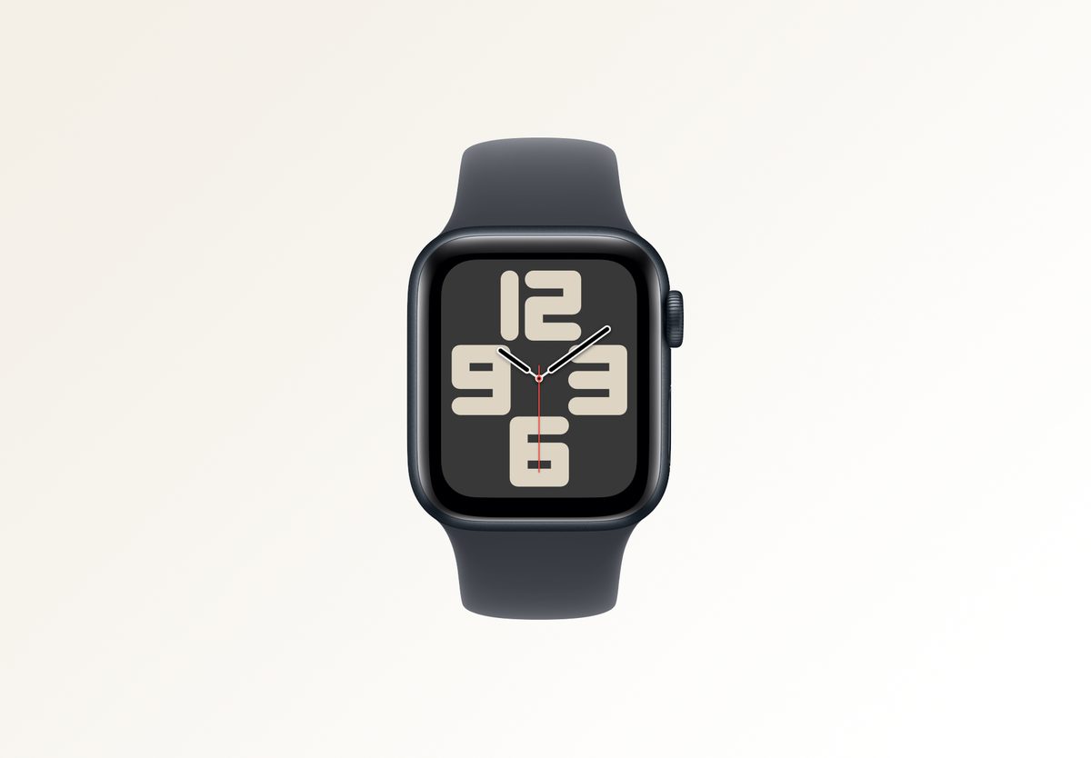 Умные часы Apple Watch SE 2 (2024) 44mm Midnight Aluminium, Sport Band Midnight, S/M, фото 3