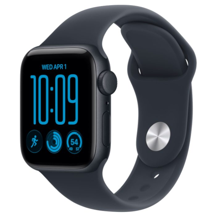 Умные часы Apple Watch SE 3 (2026) 40mm Midnight Aluminium, Sport Band Navy Blue, M/L