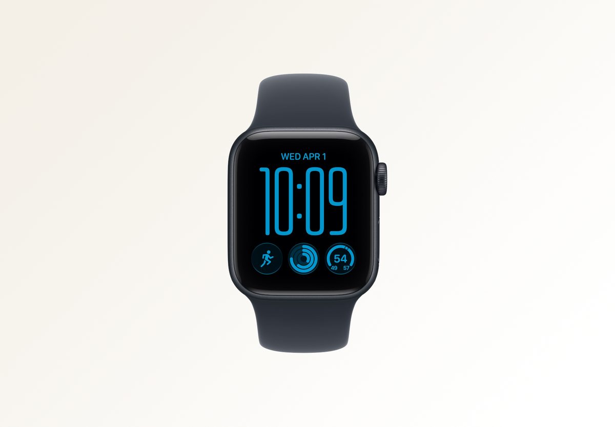 Умные часы Apple Watch SE 3 (2026) 40mm Midnight Aluminium, Sport Band Navy Blue, M/L, фото 3