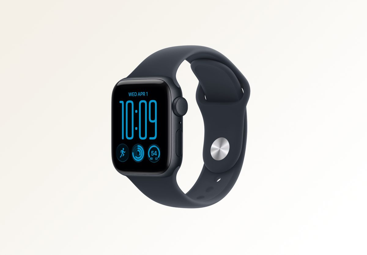 Умные часы Apple Watch SE 3 (2026) 40mm Midnight Aluminium, Sport Band Navy Blue, S/M, превью следующего фото