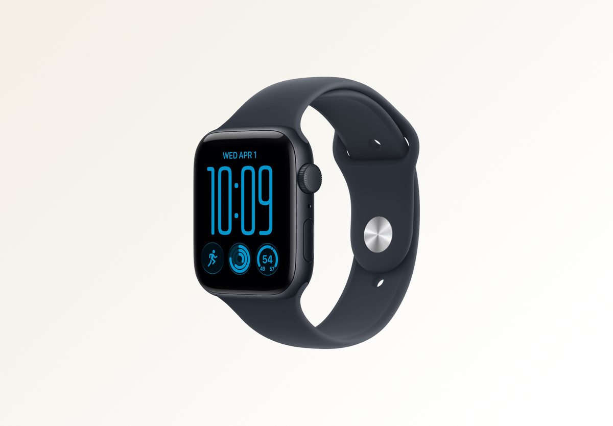 Умные часы Apple Watch SE 3 (2026) 44mm Midnight Aluminium, Sport Band Navy Blue, S/M, превью следующего фото