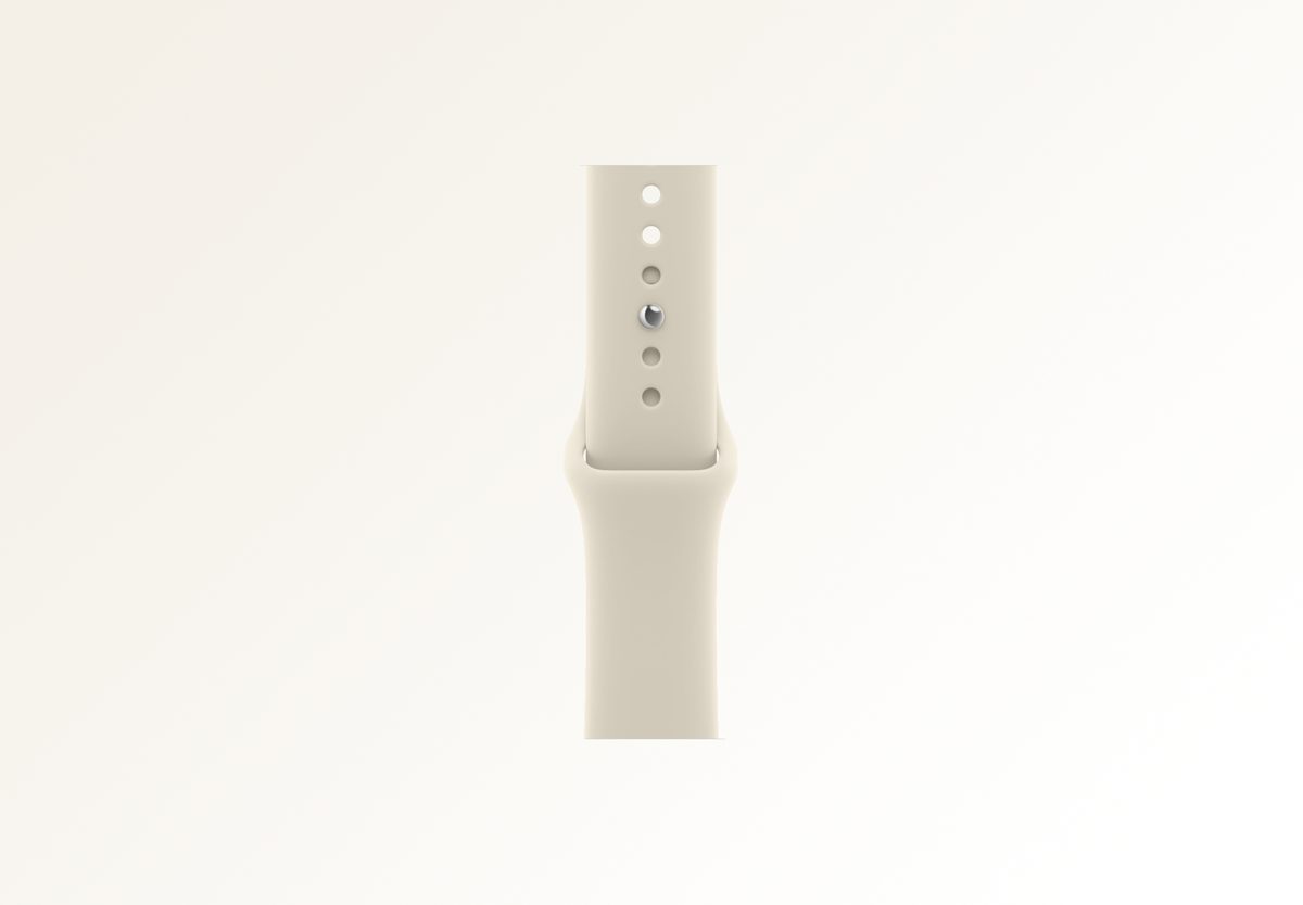 Умные часы Apple Watch SE 3 (2026) 44mm Starlight Aluminium, Sport Band Sand, M/L, превью предыдущего фото