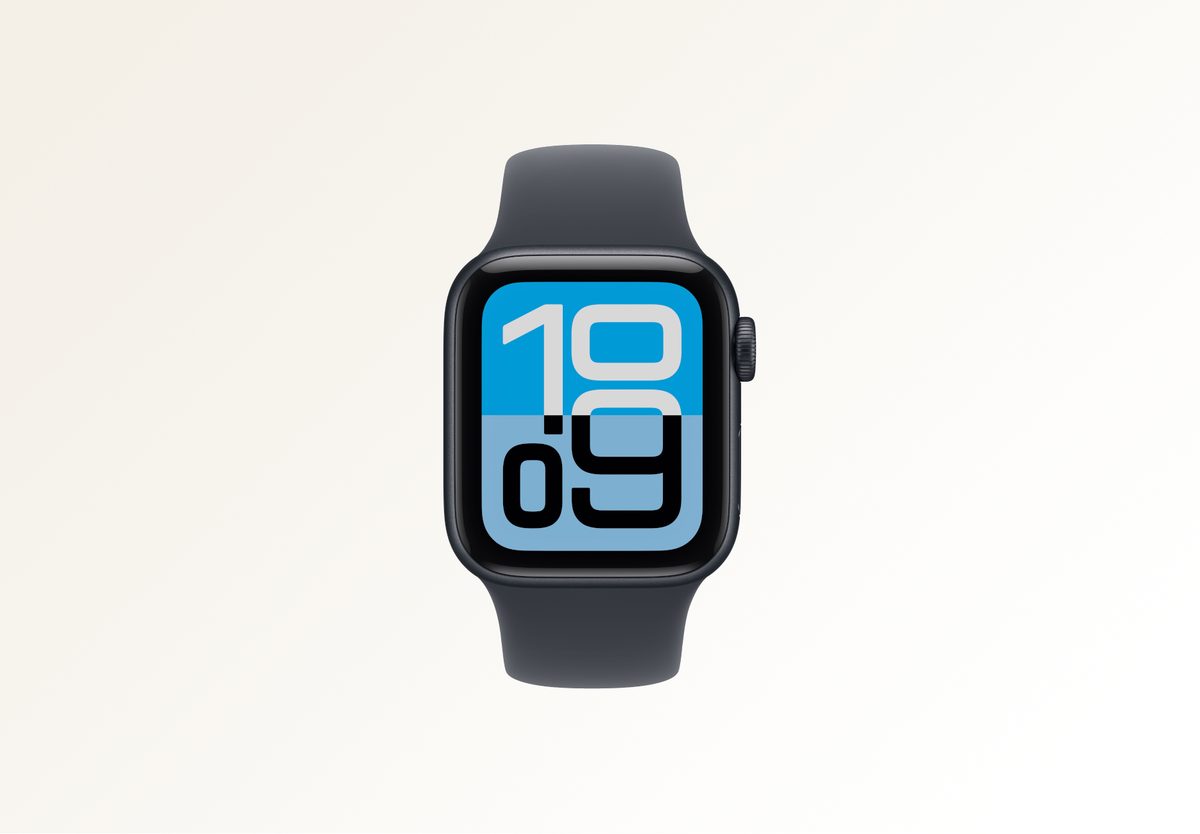 Умные часы Apple Watch SE 3 40mm Midnight Aluminium, Sport Band Midnight, M/L, фото 3