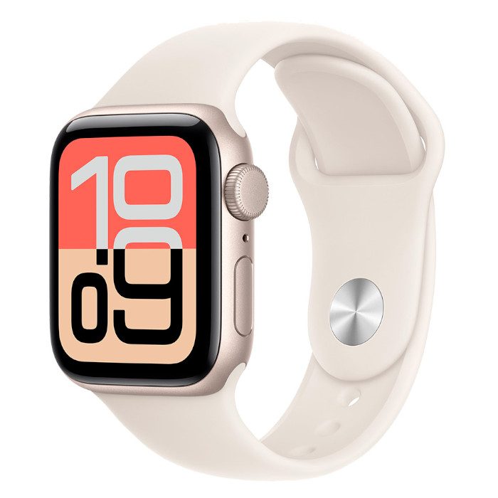 Умные часы Apple Watch SE 3 40mm Starlight Aluminium, Sport Band, S/M