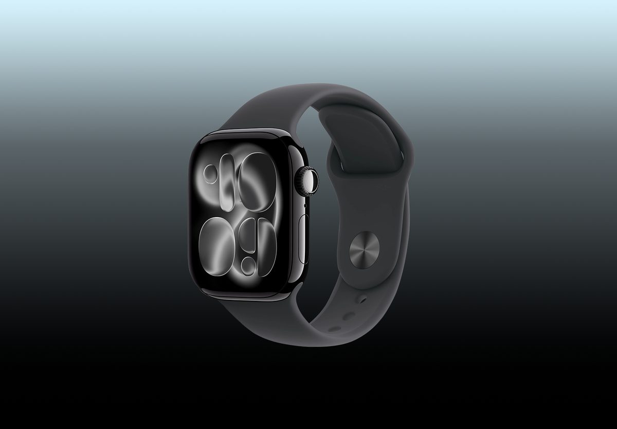 Умные часы Apple Watch Series 11 42mm Jet Black Aluminium, Sport Band Black, M/L, превью следующего фото