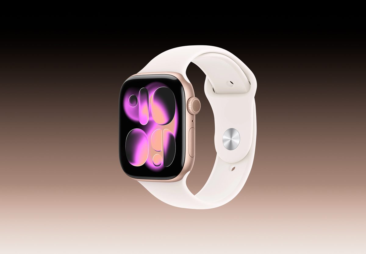 Умные часы Apple Watch Series 11 46mm Rose Gold Aluminium, Sport Band Light Blush, M/L, превью следующего фото
