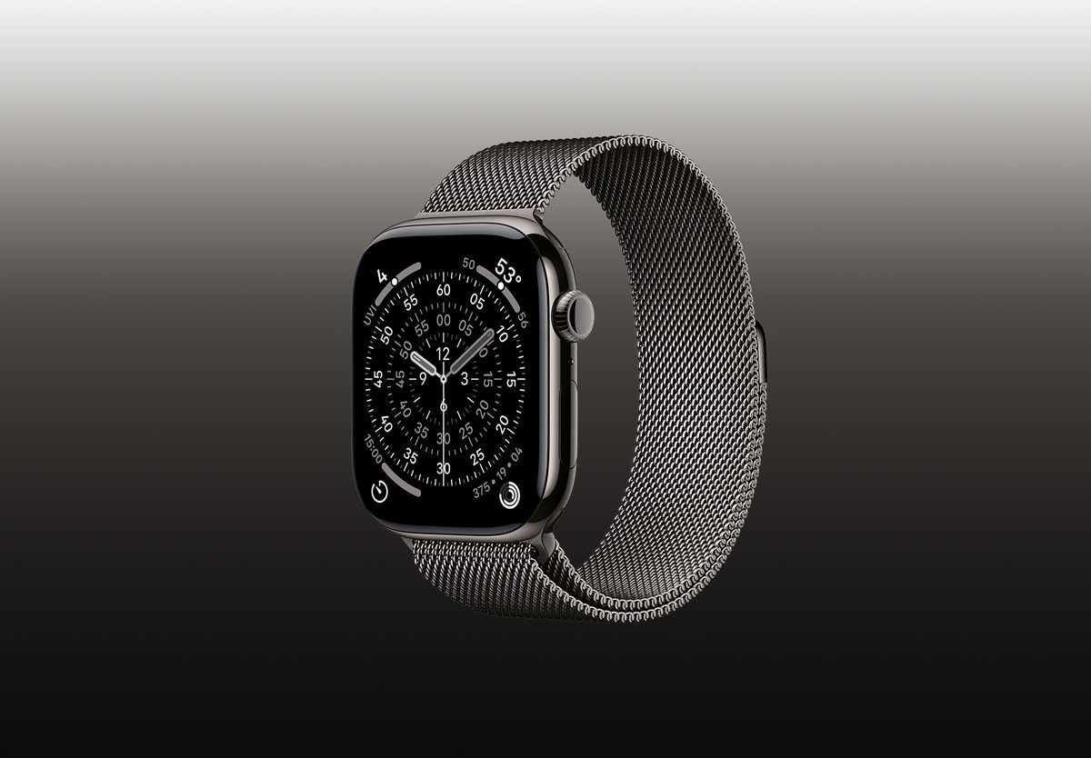 Умные часы Apple Watch Series 11 46mm Slate Titanium, Milanese Loop Slate, S/M, превью следующего фото