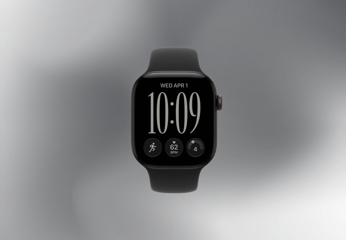 Умные часы Apple Watch Series 12 42mm Black Aluminium, Sport Band Black, S/M, фото 3